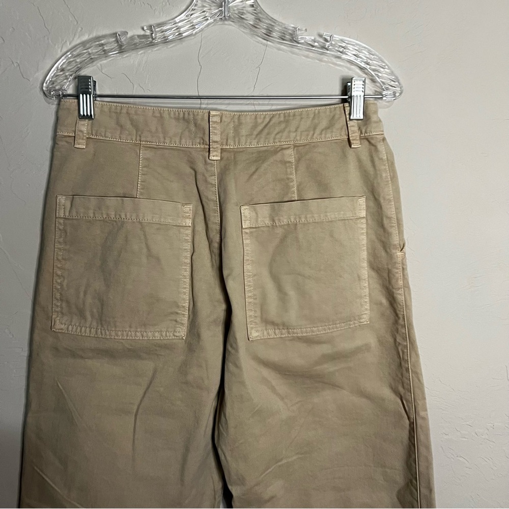 NWT Velvet By Graham & Spencer‎ Alexis Barrel Khaki Twill Pants - Picture 12 of 13